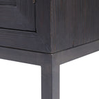 Aiken Dark Walnut 2 Door Cabinet