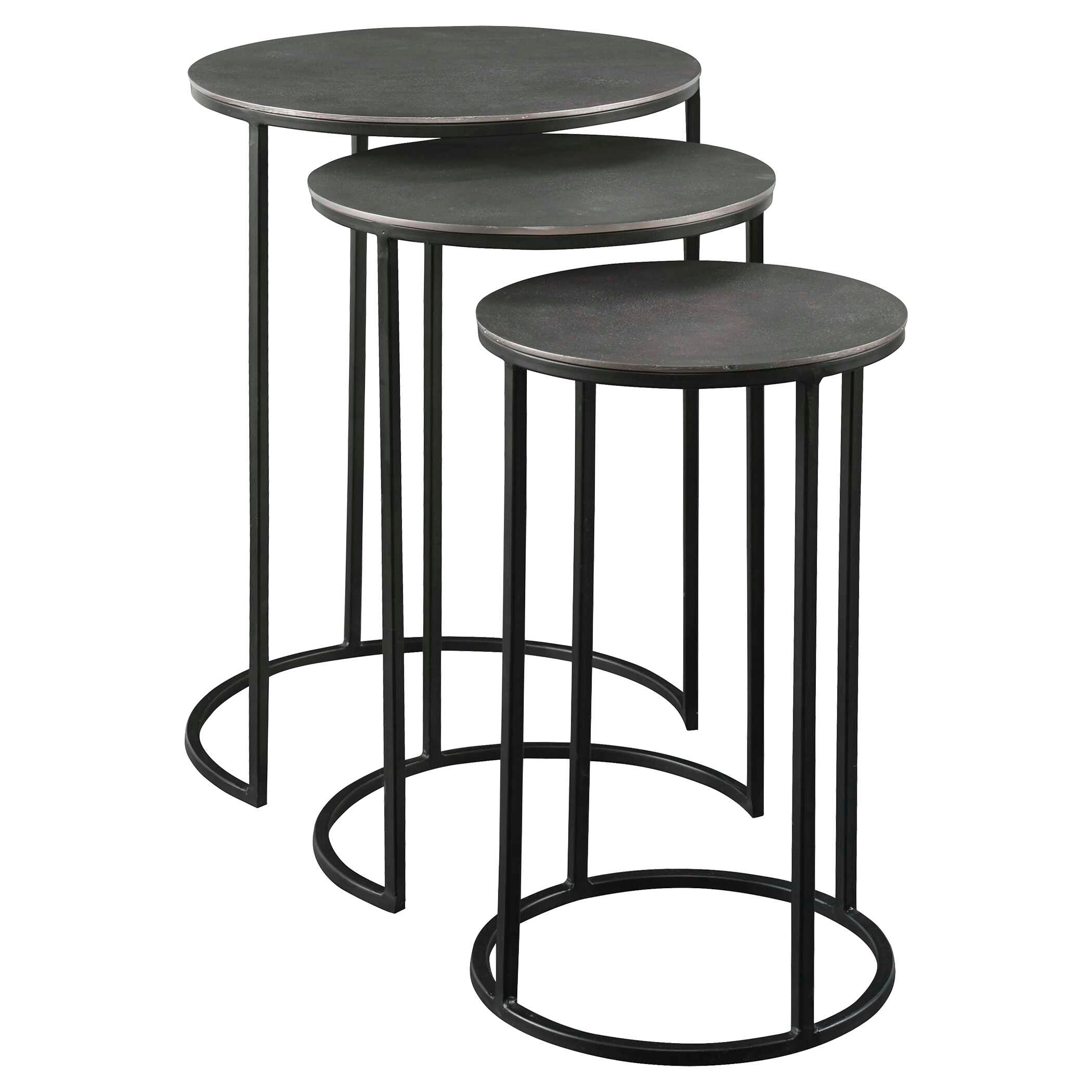 Erik Metal Nesting Tables Set/3