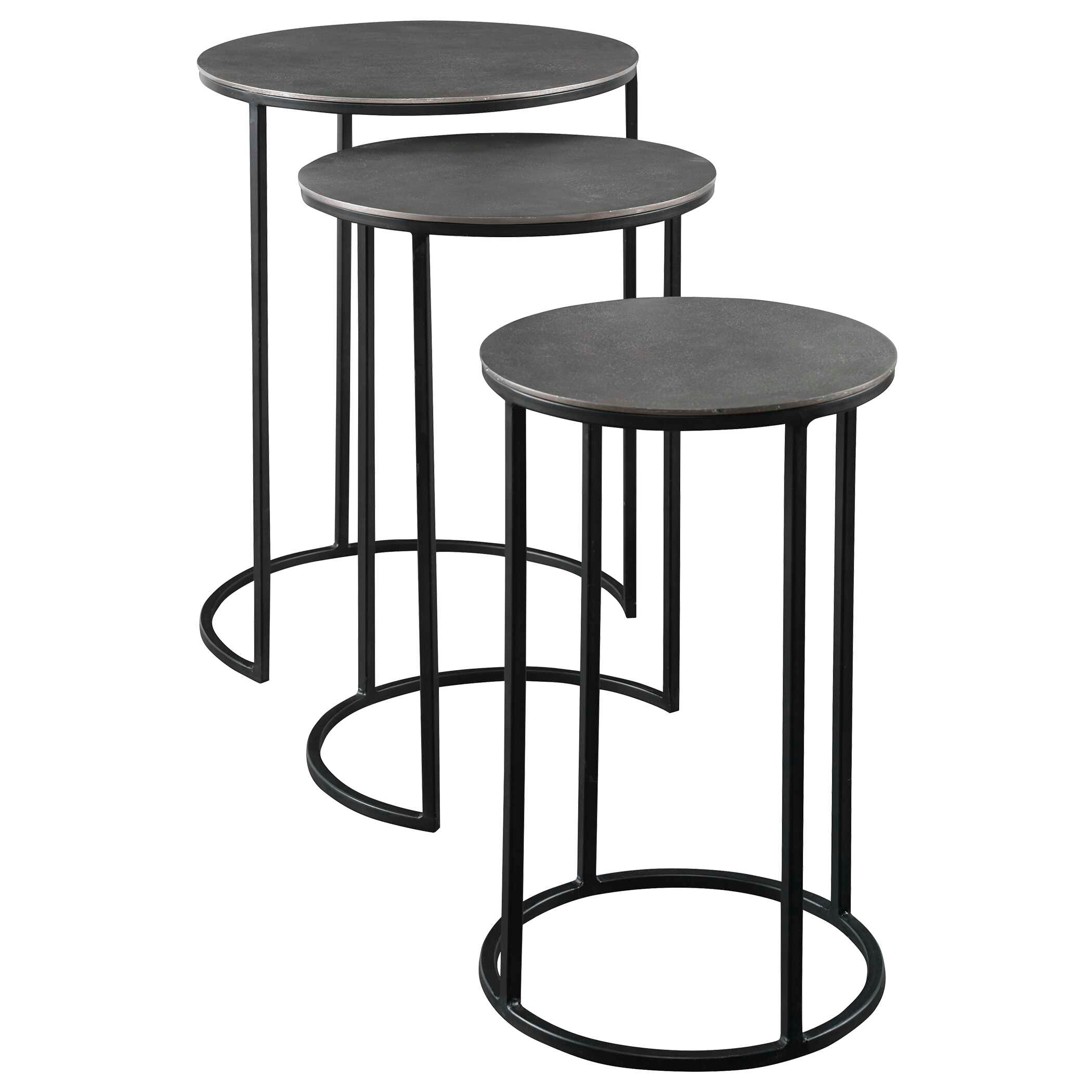 Erik Metal Nesting Tables Set/3