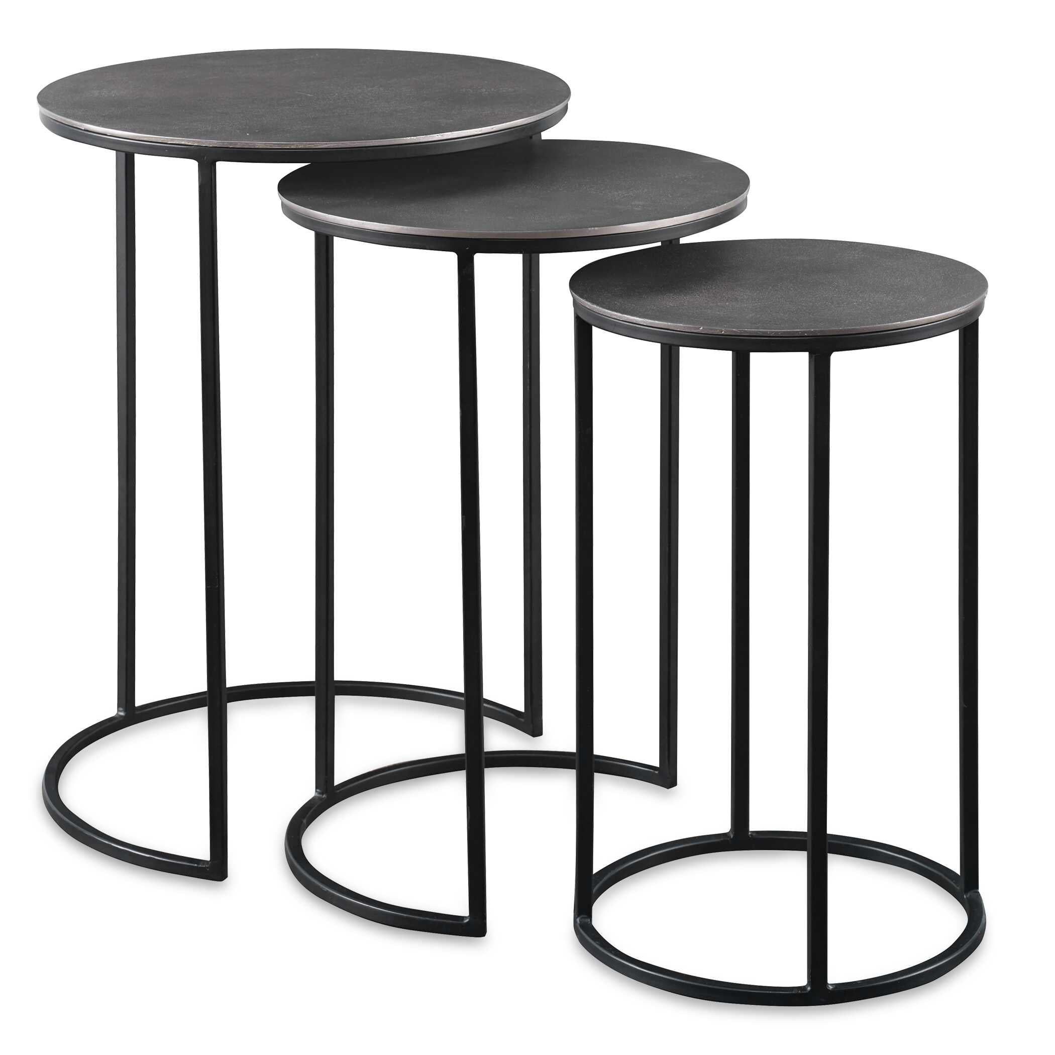 Erik Metal Nesting Tables Set/3