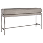 Kamala Gray Oak Console Table