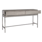 Kamala Gray Oak Console Table