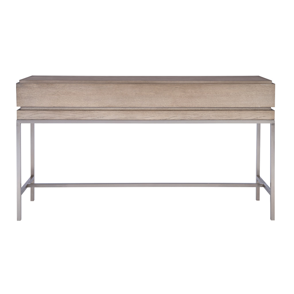 Kamala Gray Oak Console Table