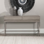 Kamala Gray Oak Console Table