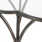 Adhira Glass Accent Table