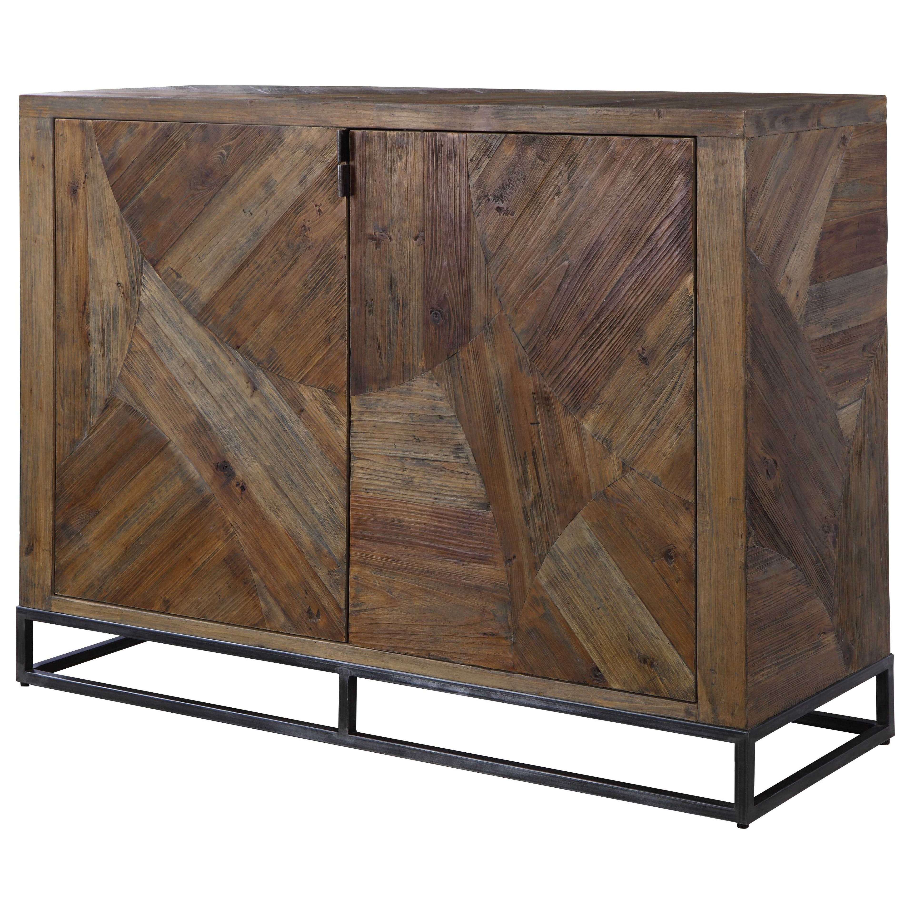 Evros Reclaimed Wood 2 Door Cabinet