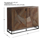 Evros Reclaimed Wood 2 Door Cabinet