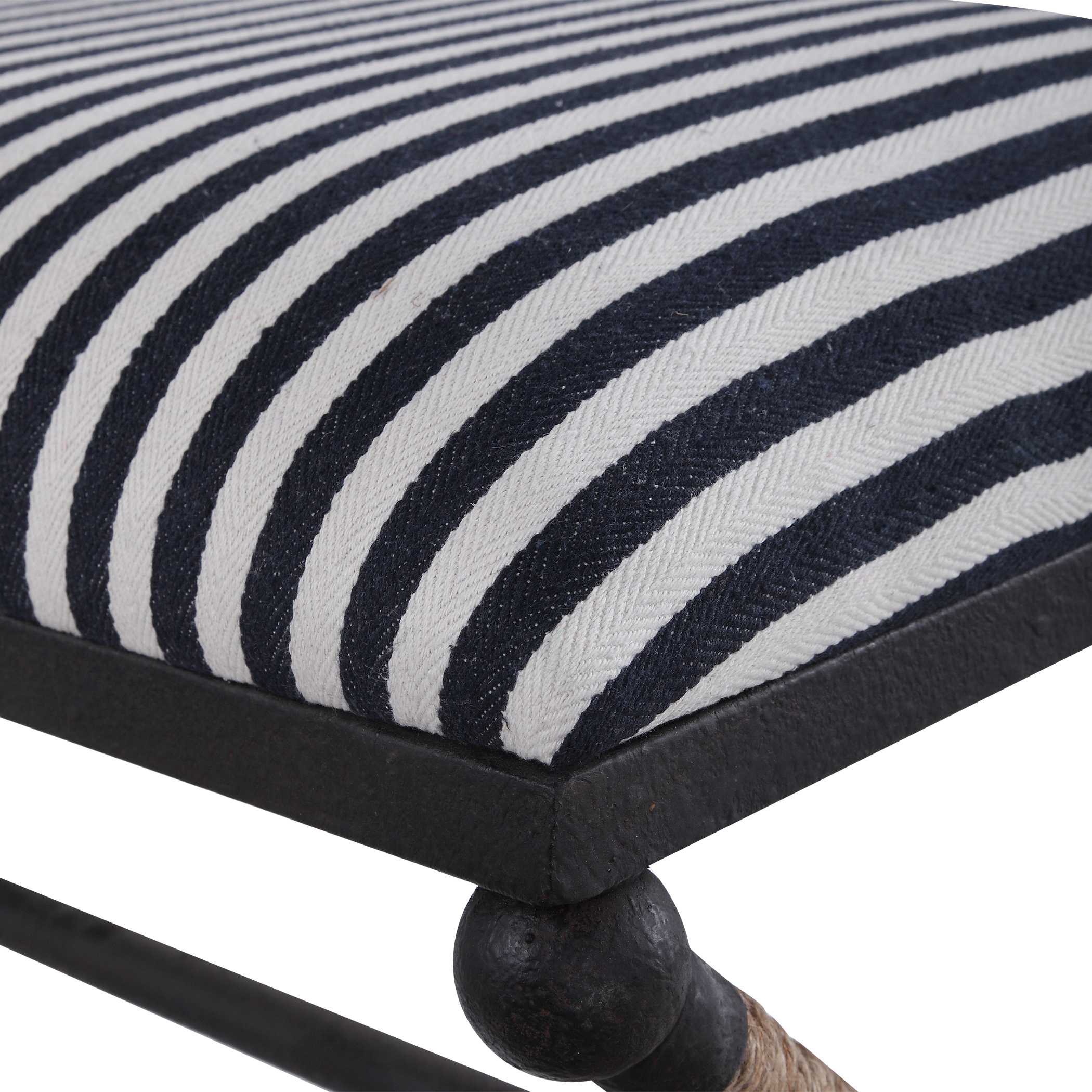Braddock Striped Bench