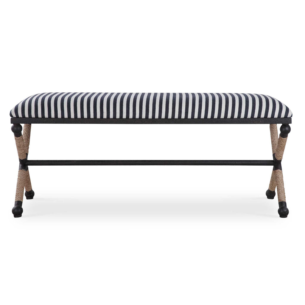 Braddock Striped Bench