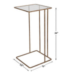Cadmus Gold Accent Table