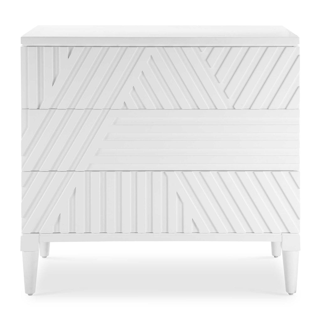 Colby White Drawer Chest