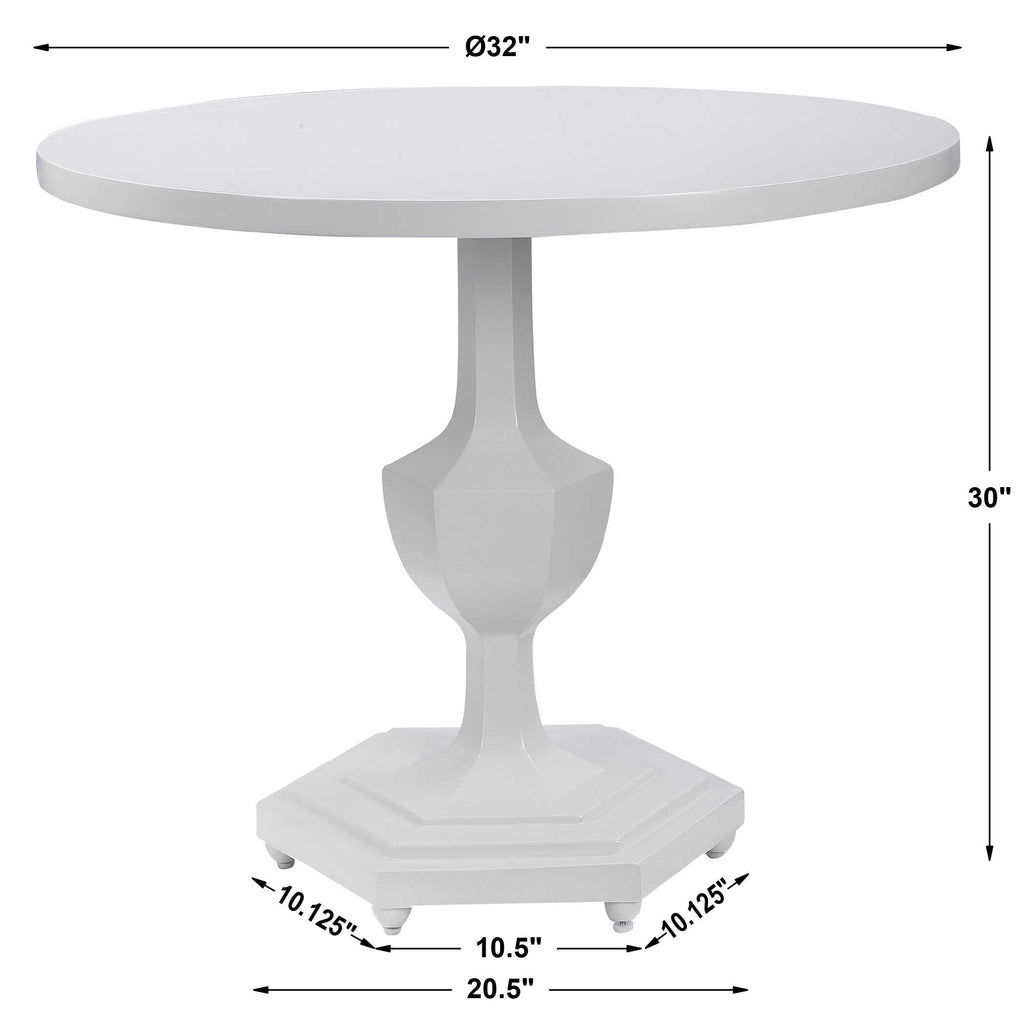 Kabarda White Foyer Table