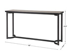 Basuto Steel Console Table