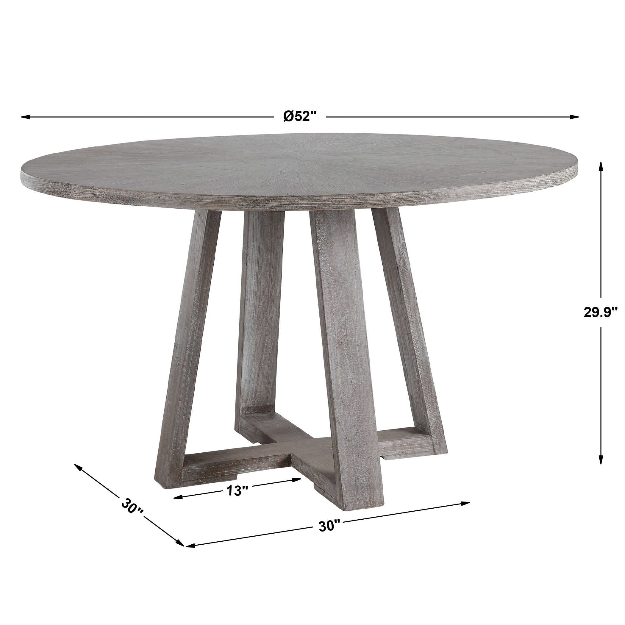 Gidran Gray Dining Table