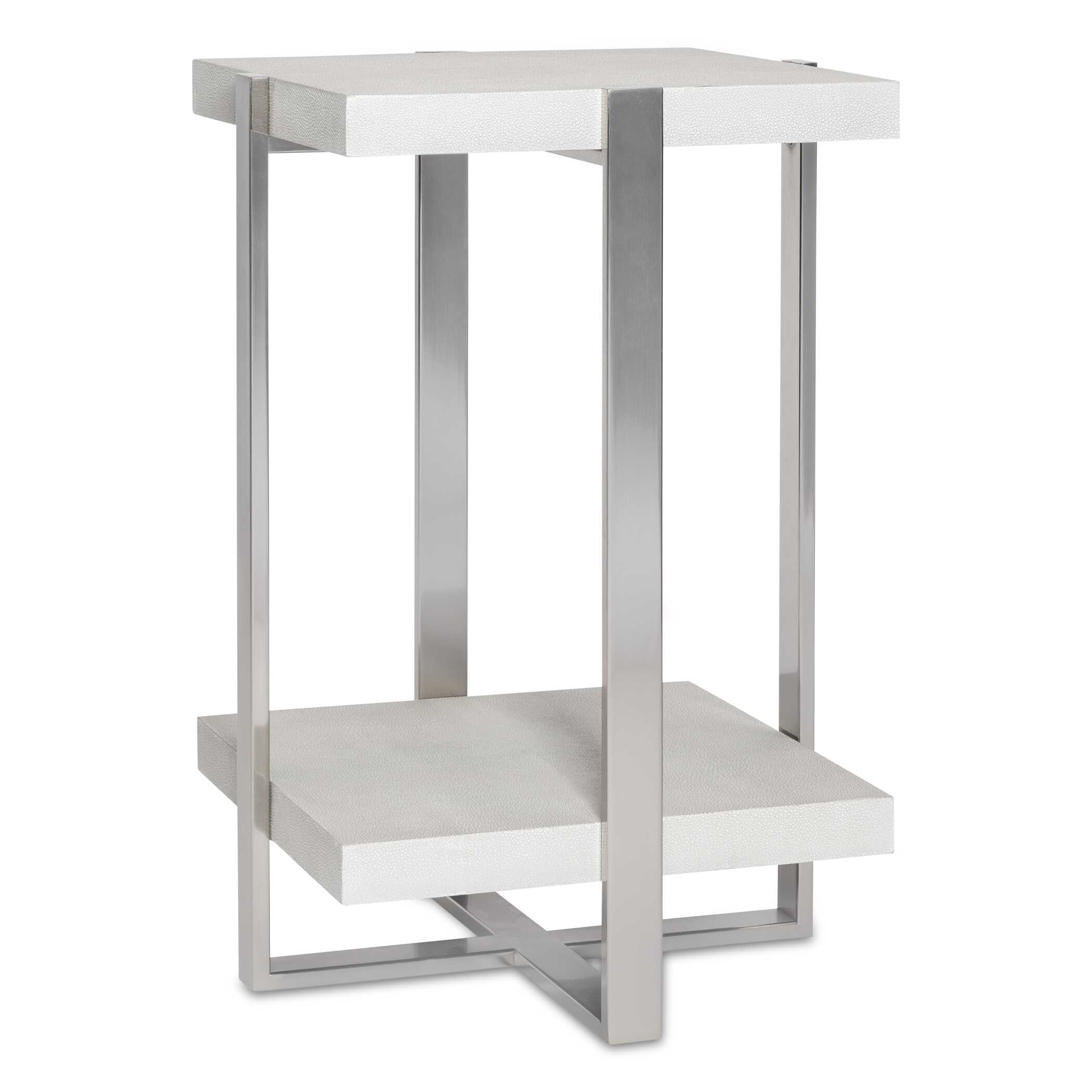 Arnaut White Accent Table