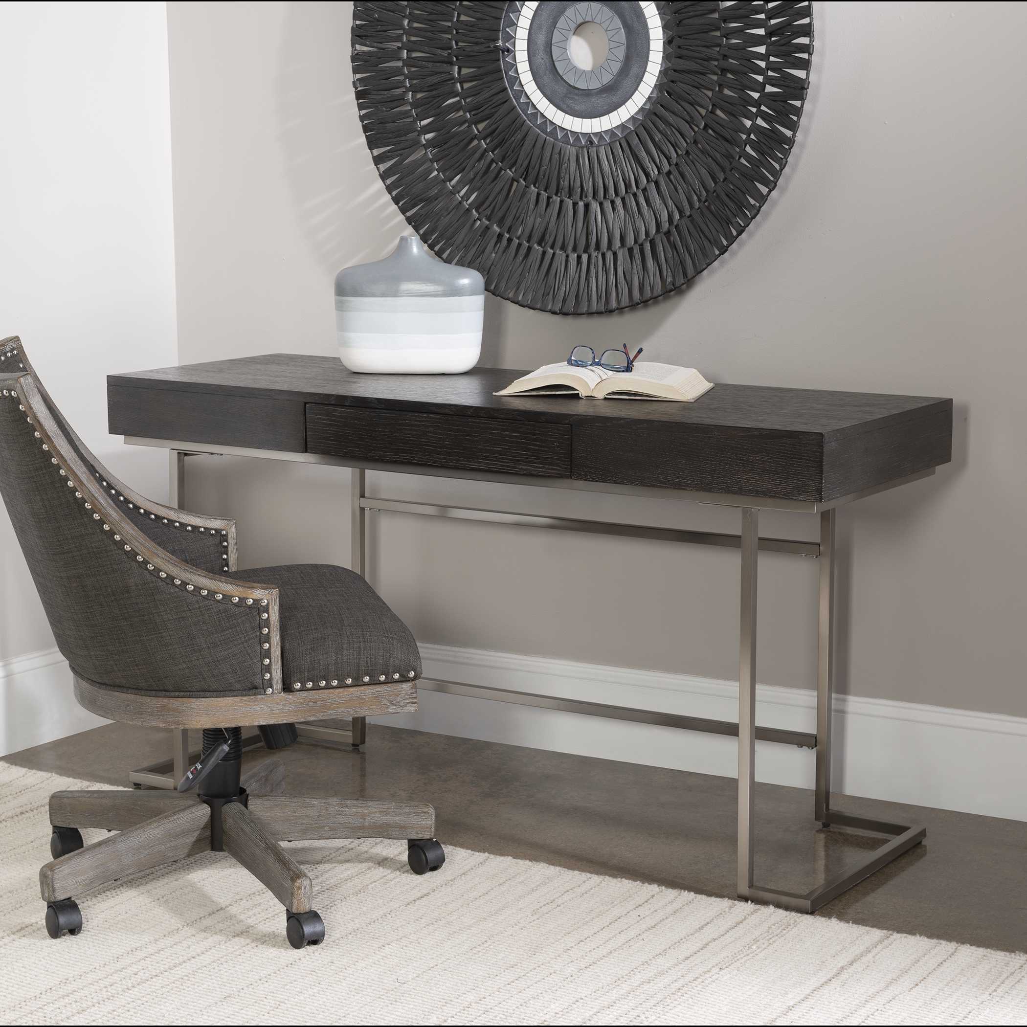 Claude Modern Oak Desk
