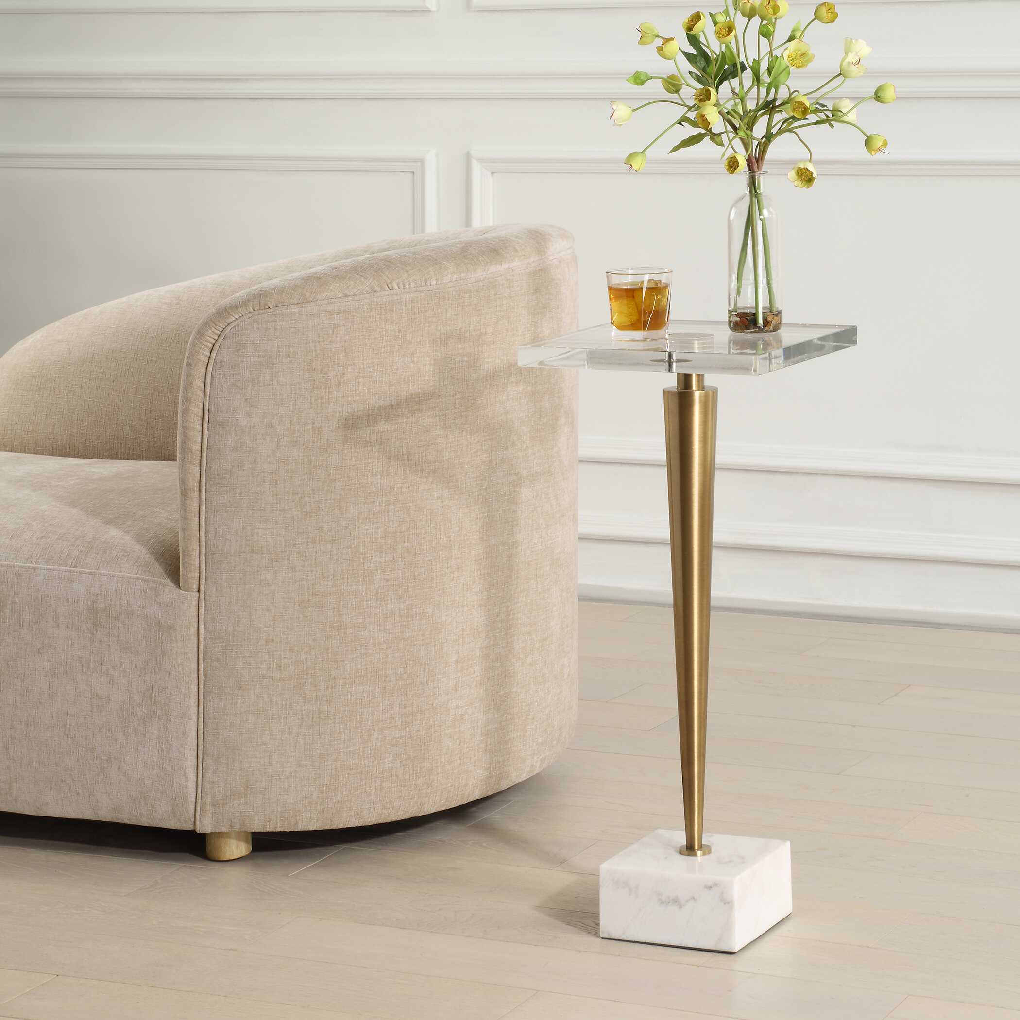 Campeiro Brass Drink Table