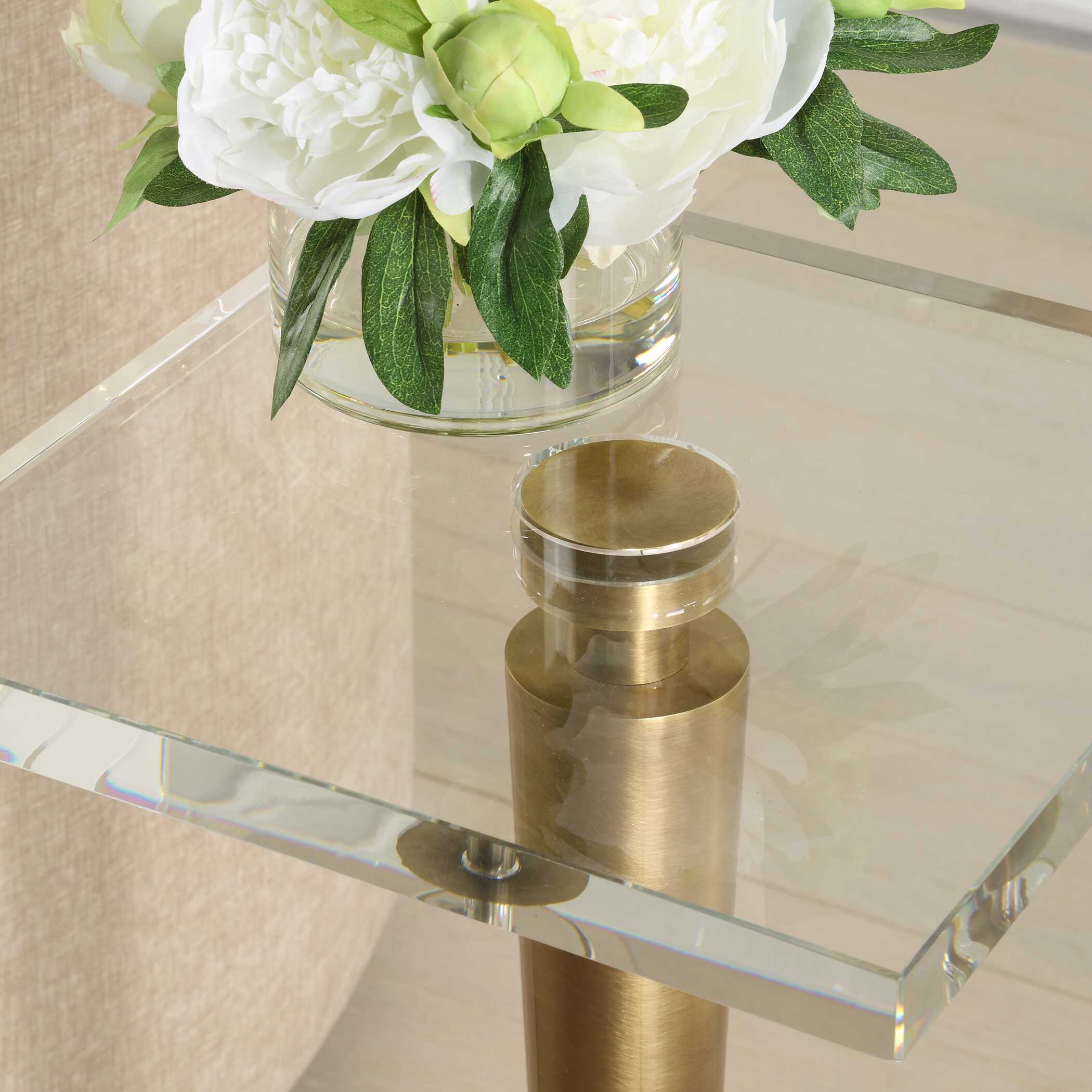 Campeiro Brass Drink Table
