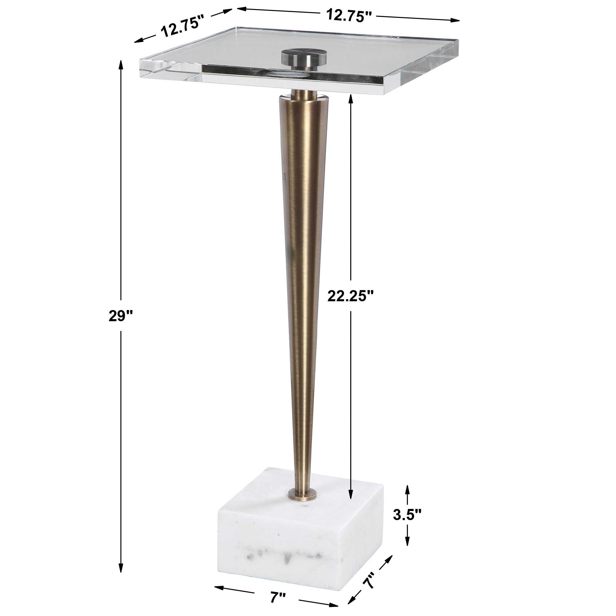 Campeiro Brass Drink Table