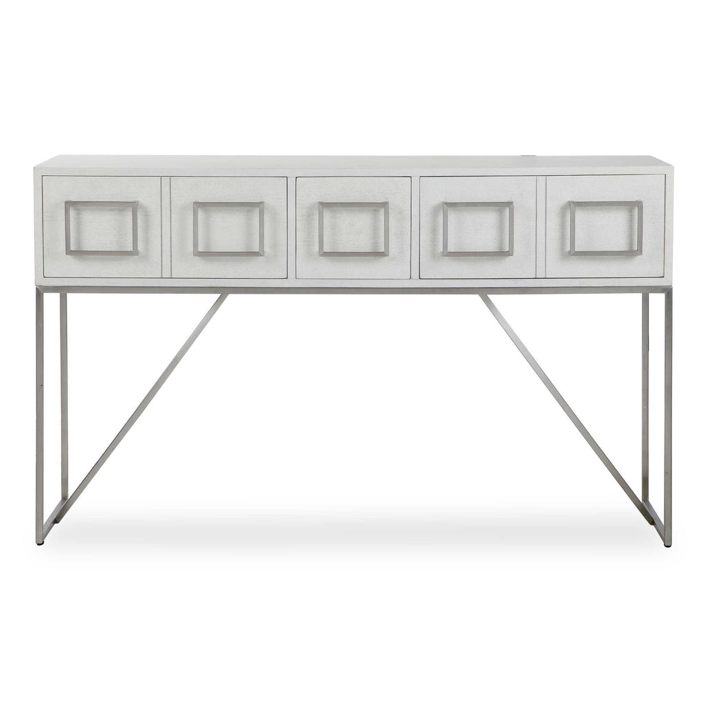 Abaya White Console Table