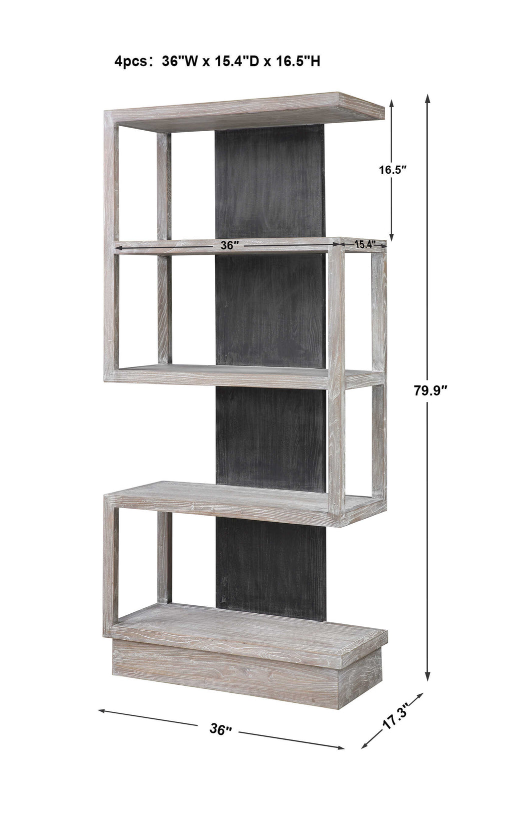 Nicasia Modern Etagere