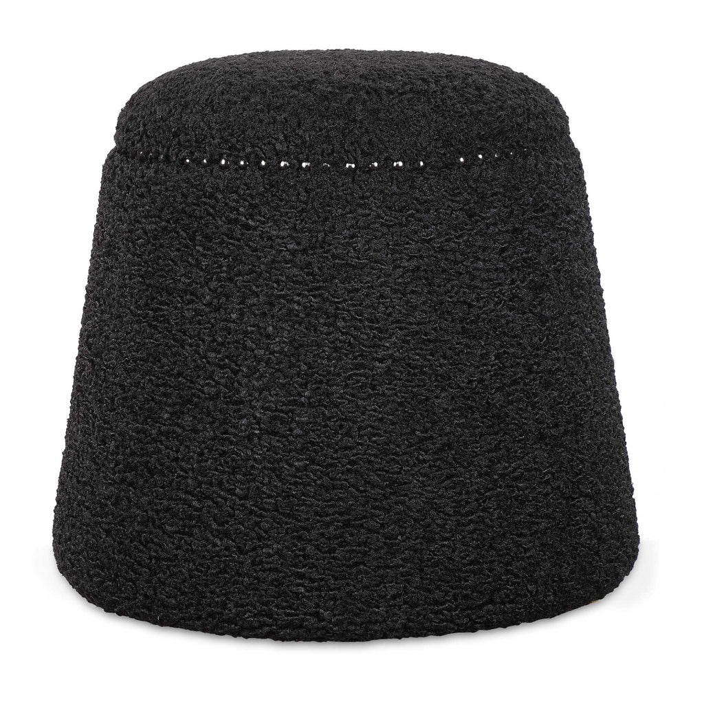 Gumdrop Black Ottoman