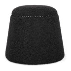 Gumdrop Black Ottoman