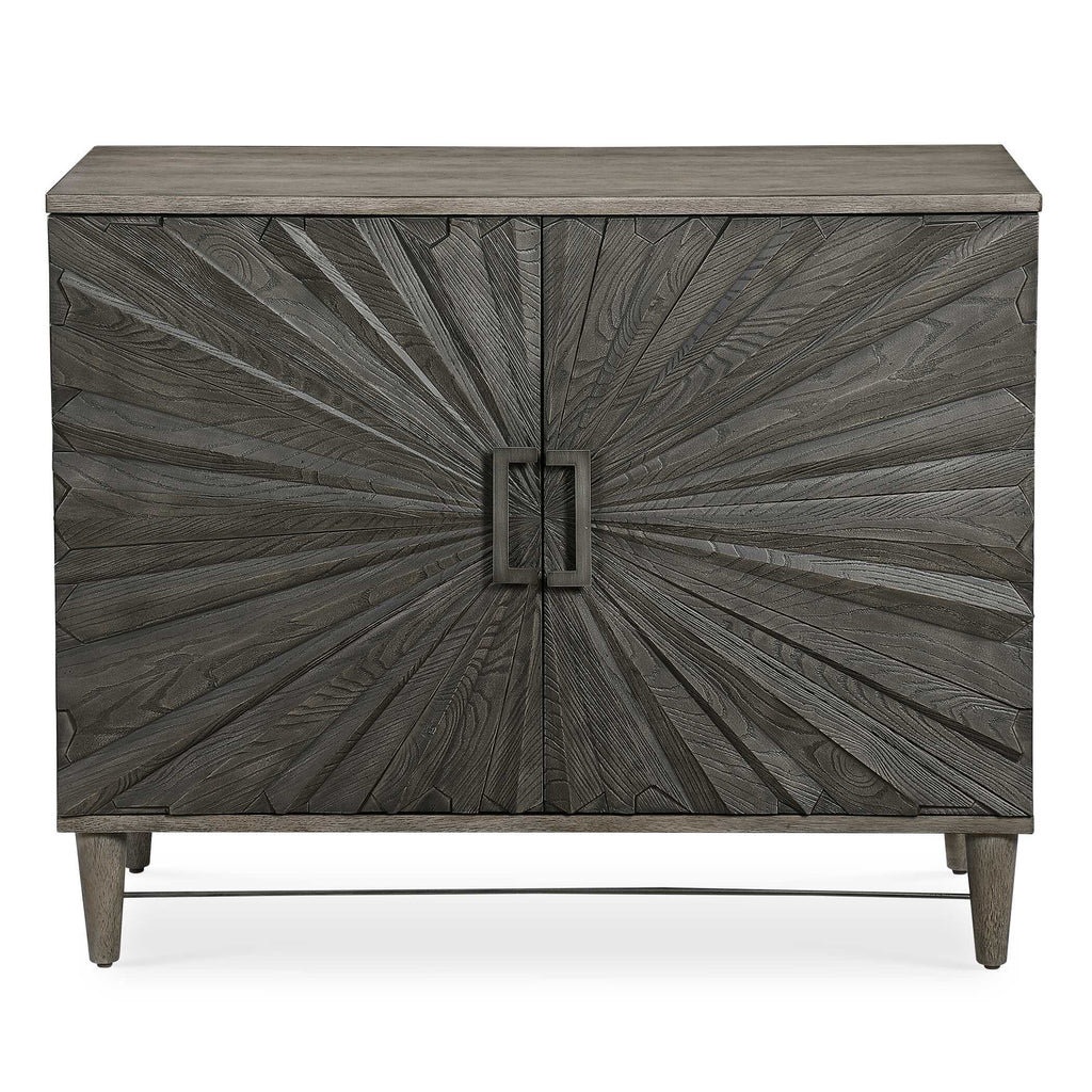 Shield Gray Oak 2 Door Cabinet