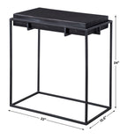 Telone Modern Black Side Table