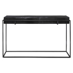 Telone Modern Black Console Table