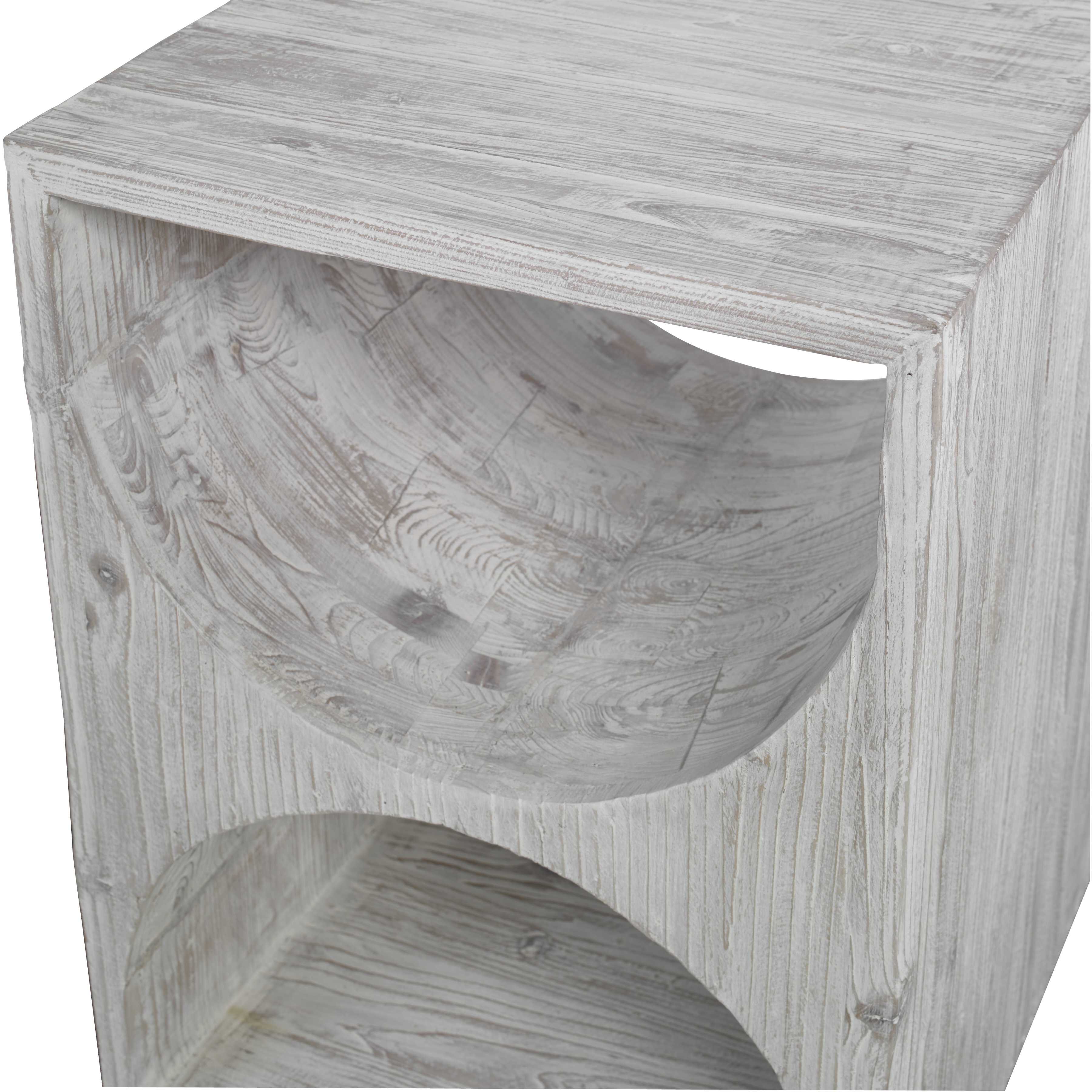Hans White Side Table