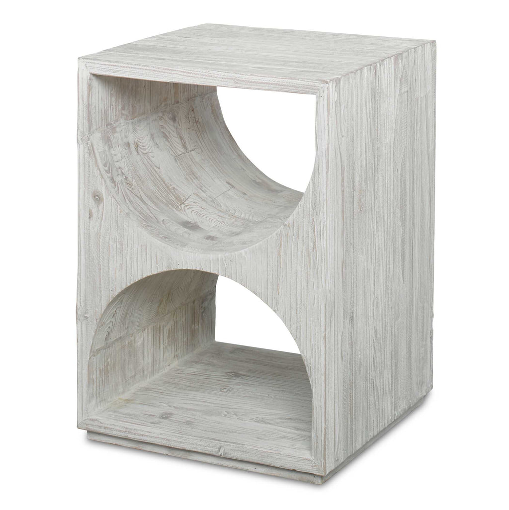 Hans White Side Table