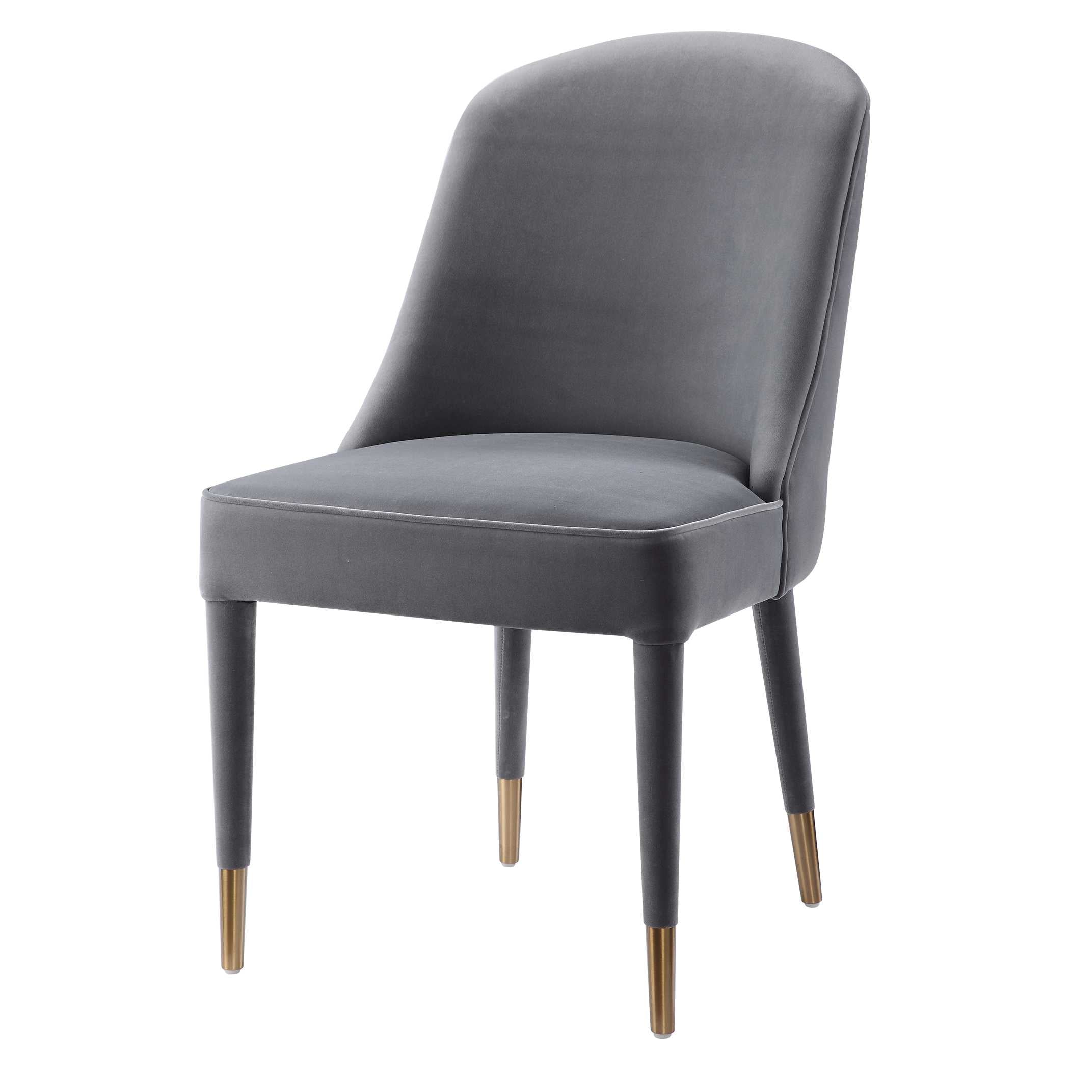 Brie Armless Chair Gray Set Of 2
