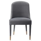 Brie Armless Chair Gray Set Of 2