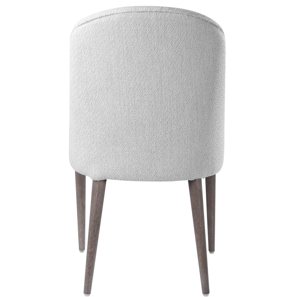Brie Armless Chair White Set Of 2