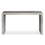 Aerina Aged Gray Console Table