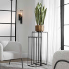 Coreene Nesting Pedestal Tables Set/2