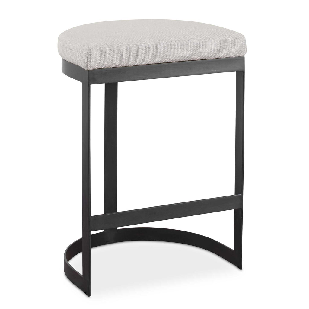 Ivanna Black Iron Counter Stool