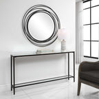 Hayley Black Console Table