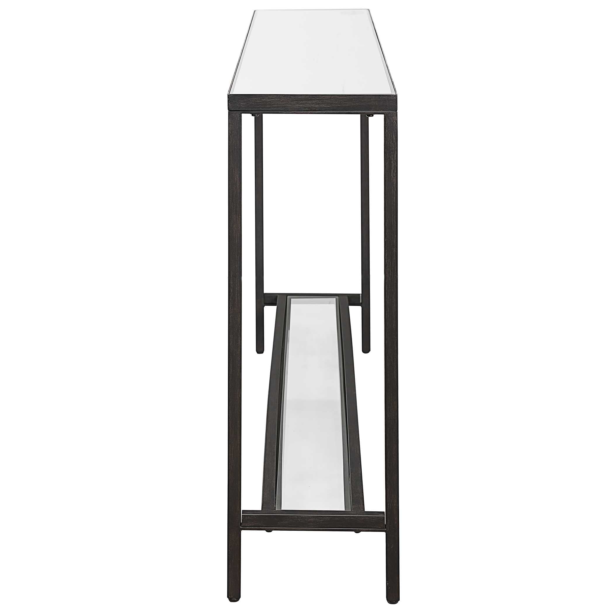 Hayley Black Console Table