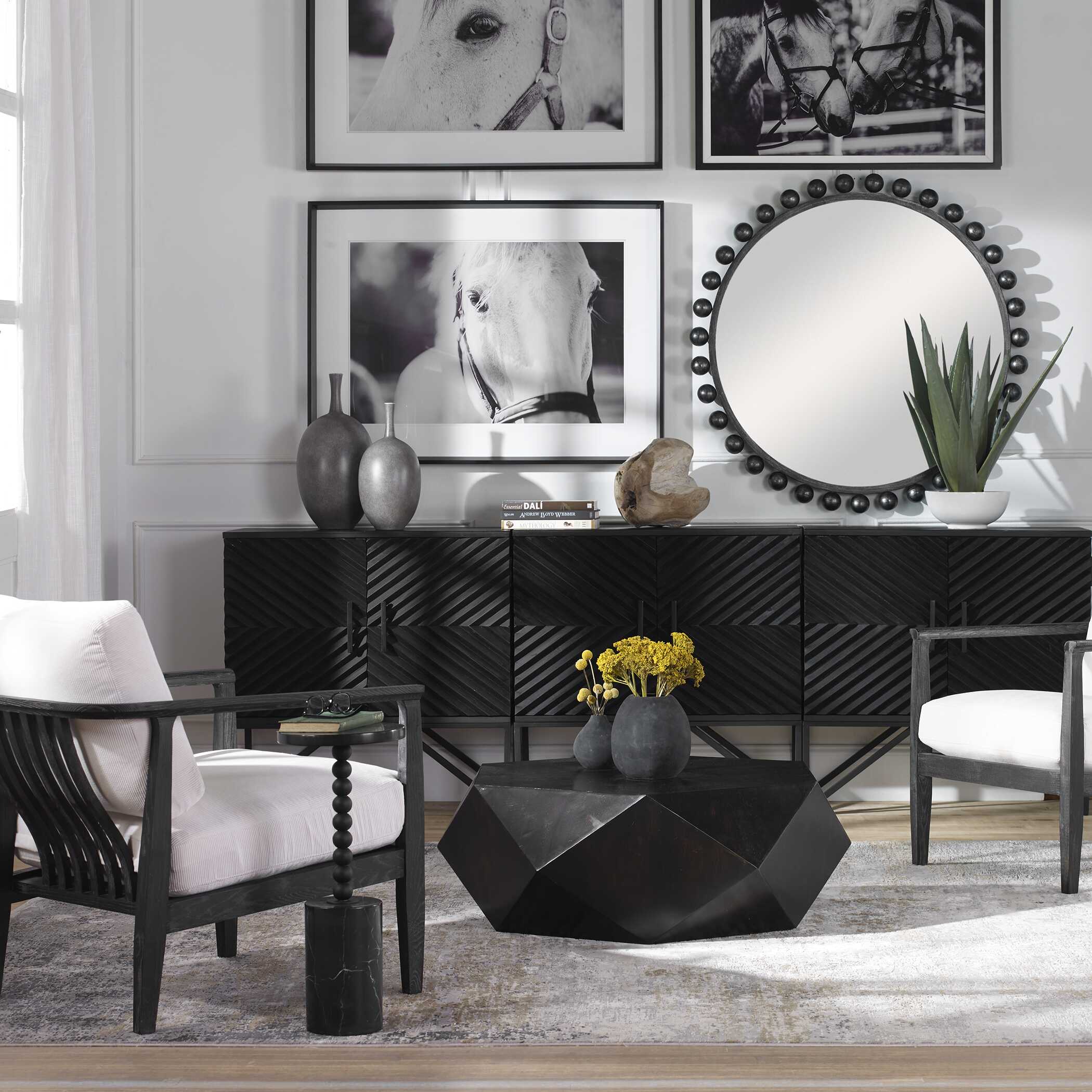 Volker Small Black Coffee Table