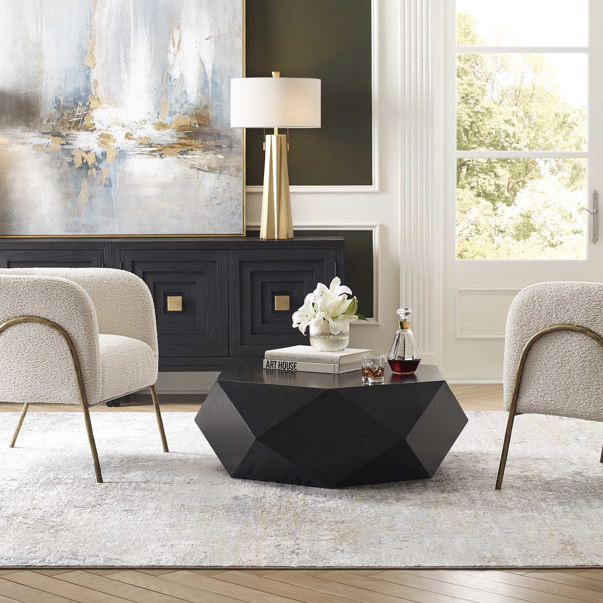 Volker Small Black Coffee Table