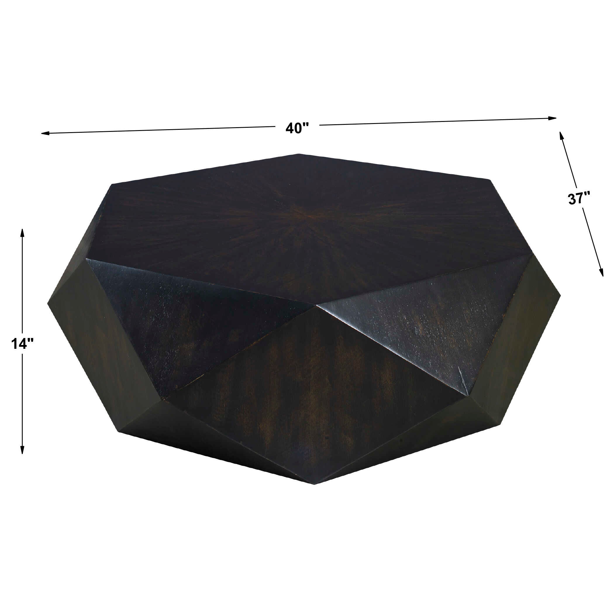 Volker Small Black Coffee Table