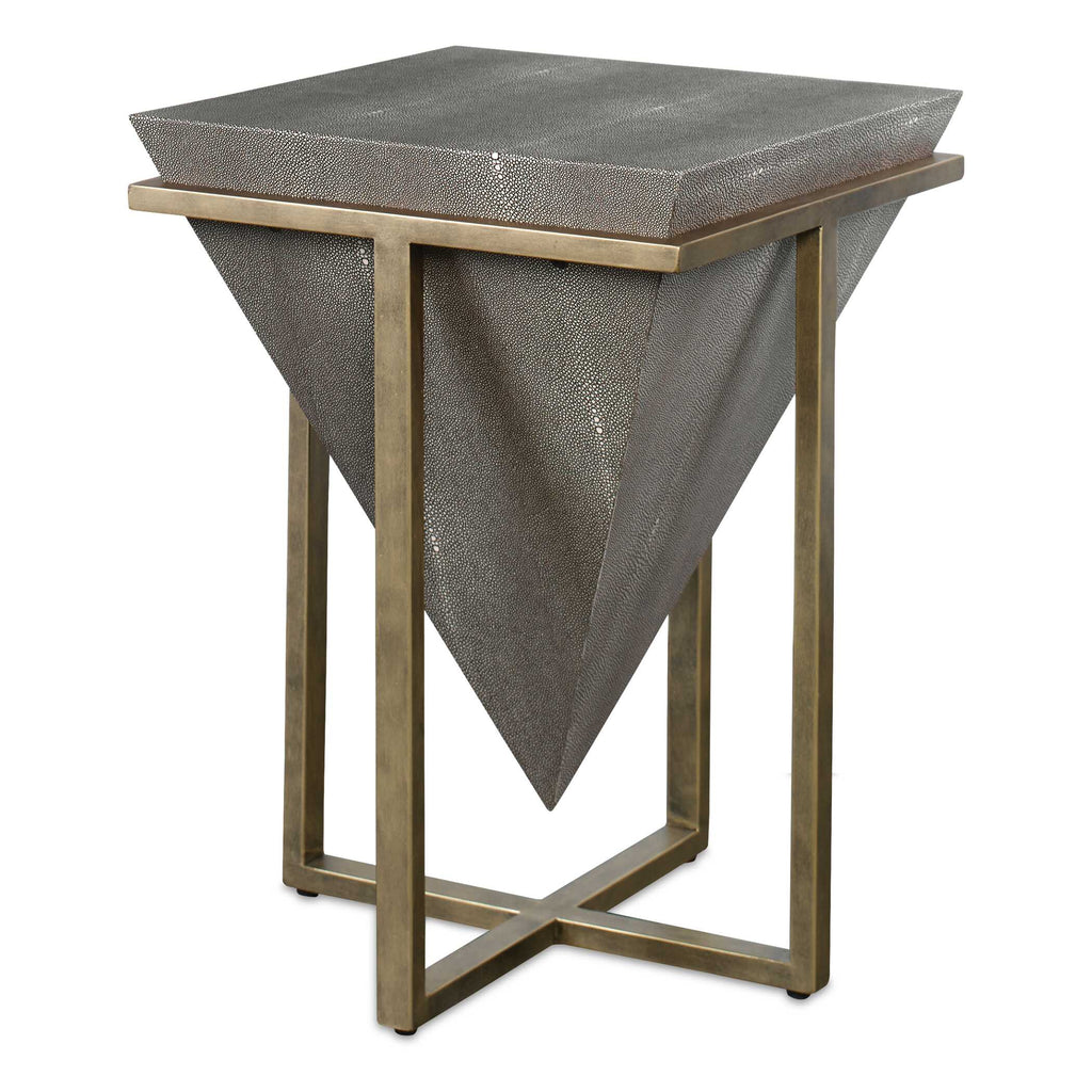 Bertrand Shagreen Accent Table