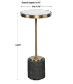 Laurier Mirrored Accent Table