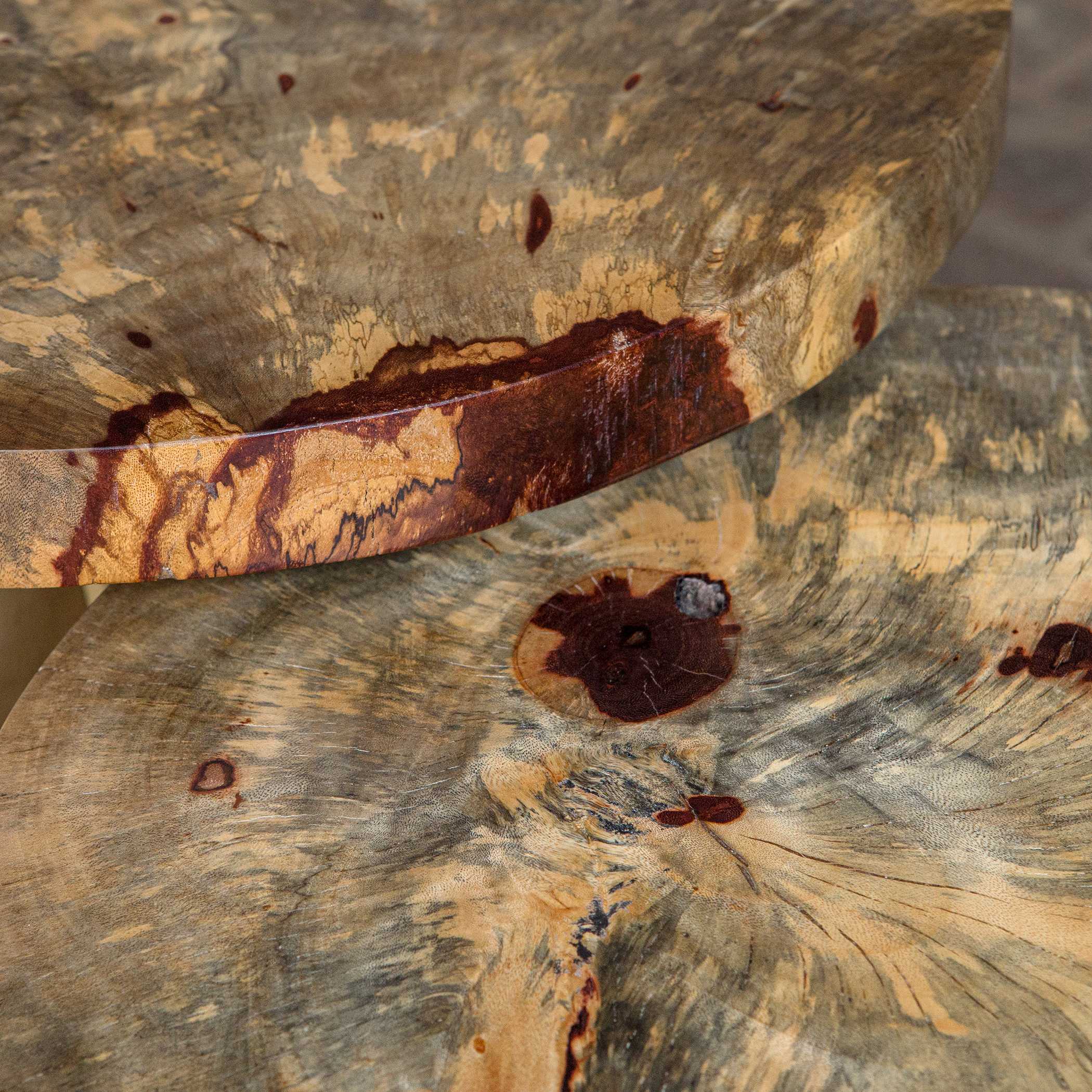 Nadette Natural Nesting Tables Set/2