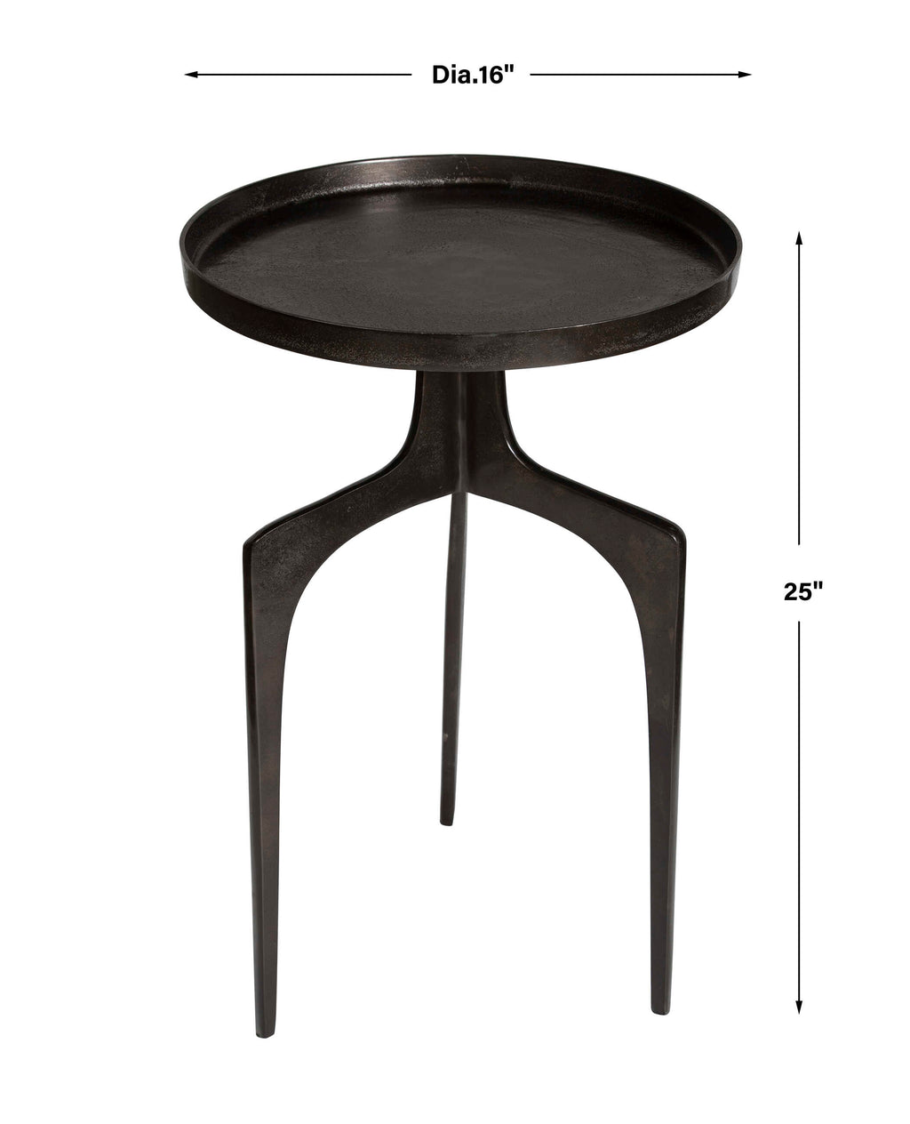 Kenna Bronze Accent Table