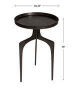 Kenna Bronze Accent Table