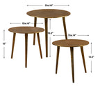 Kasai Gold Coffee Tables Set/3