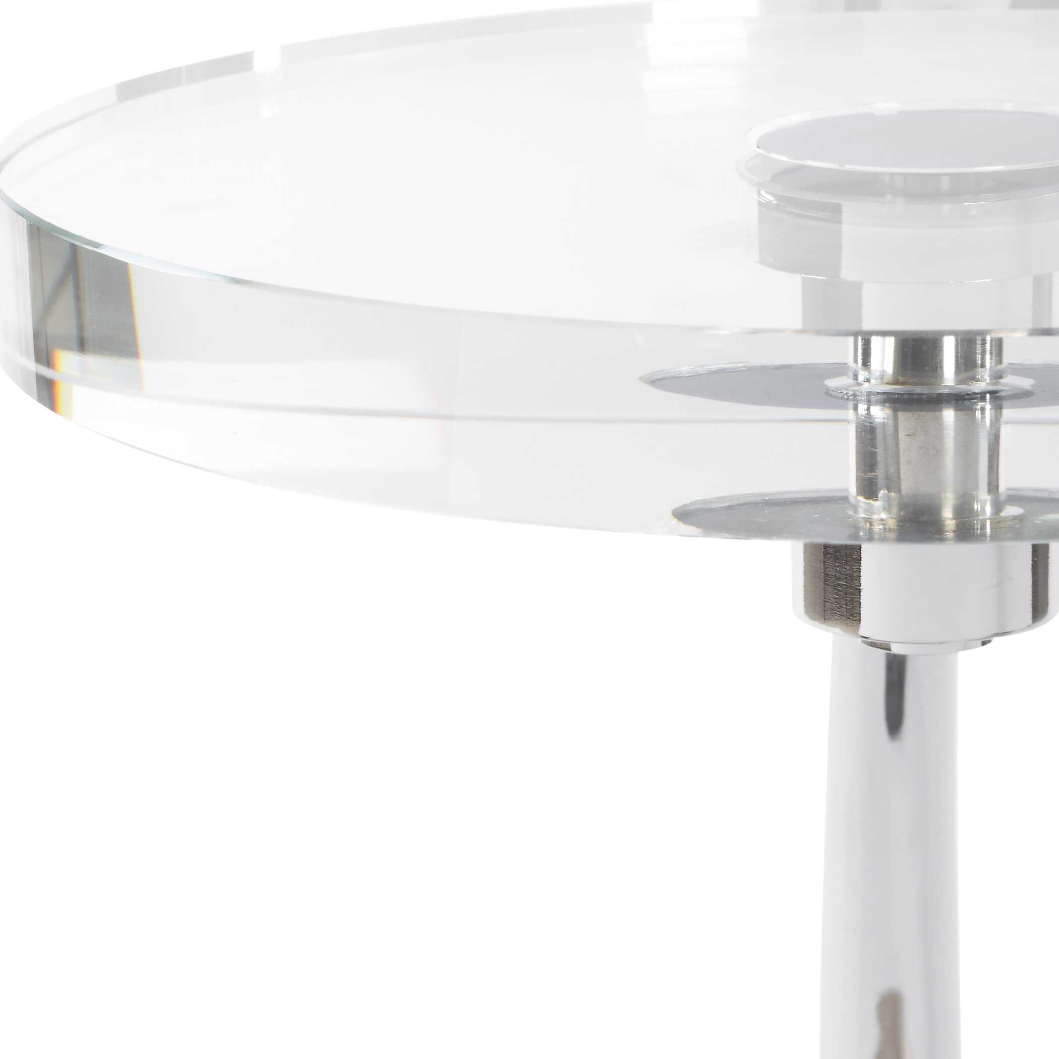 Waveney Nickel Drink Table